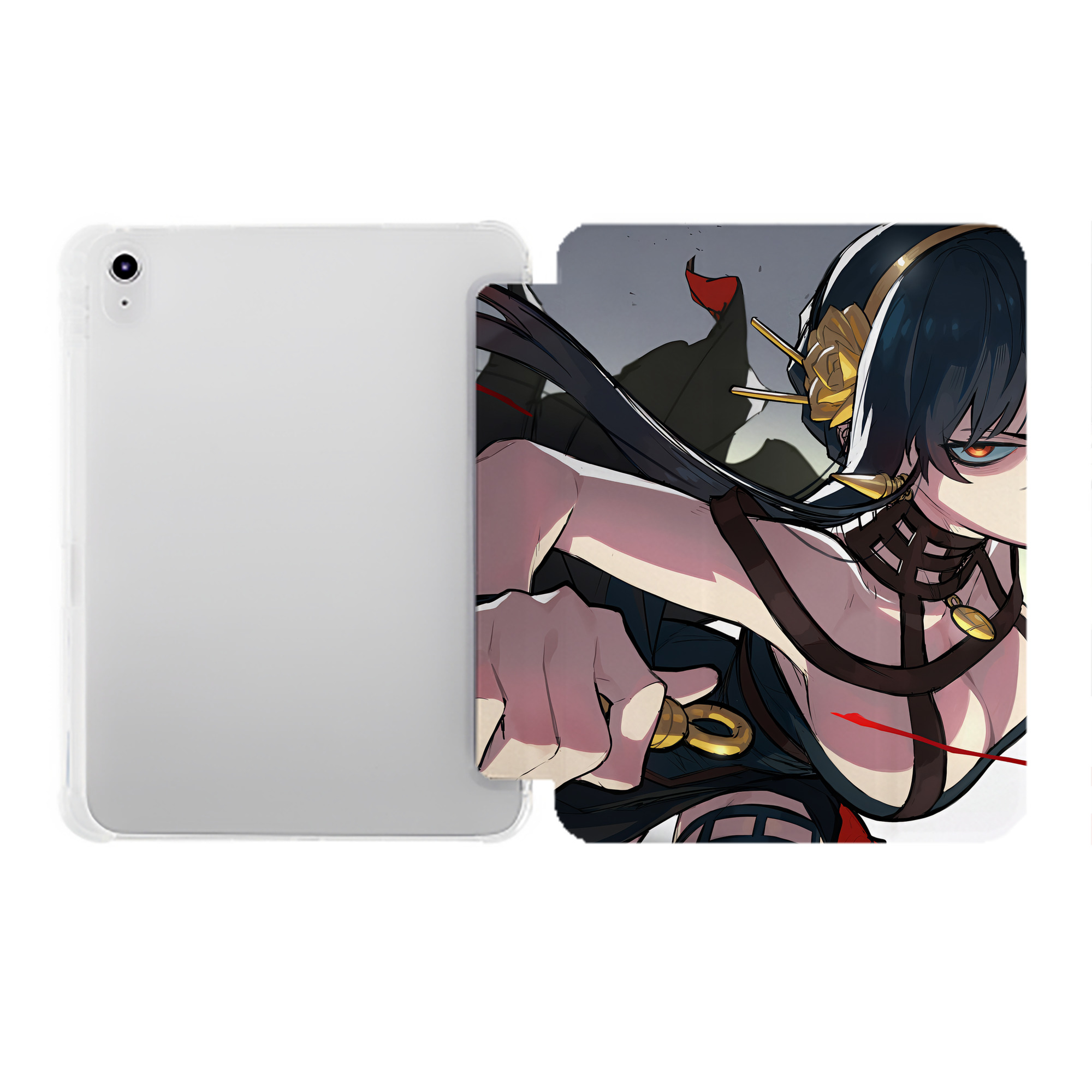 （画像用） SPY×FAMILY间谍家家酒 IPad ケース ペン収納付き 三つ折りスタンド PUレザー×シリコン 対応機種9.5/10.5/10.9インチ